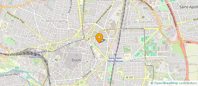 localisation de l'entreprise MONSIEUR EDDIE RIOS à DIJON