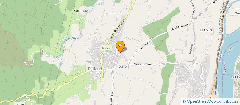 localisation de l'entreprise MONSIEUR EDDIE SOTON  SAINT-PERAY