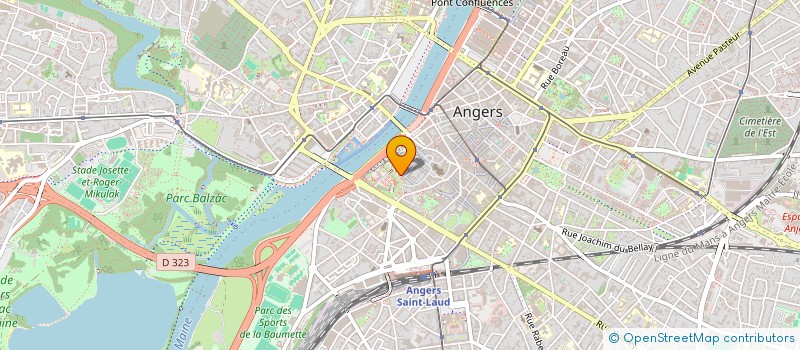 localisation de l'entreprise MONSIEUR EDDIE THOMAS  ANGERS