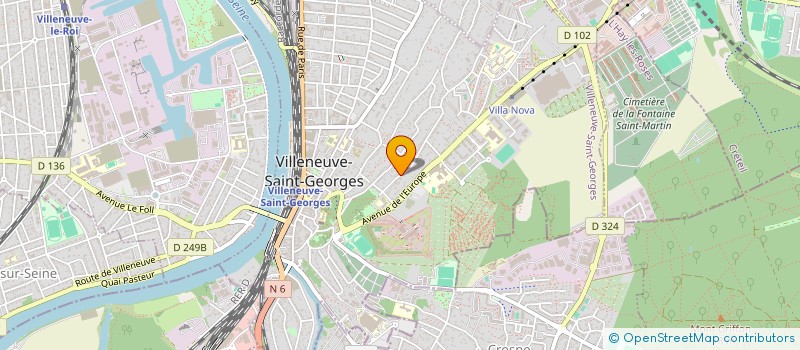 localisation de l'entreprise MONSIEUR EDDISON MENDES DA VEIGA  VILLENEUVE-SAINT-GEORGES