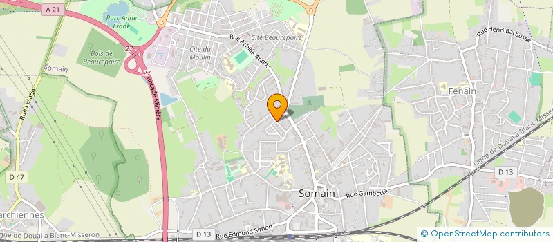 localisation de l'entreprise MONSIEUR EDDY ACCARD  SOMAIN