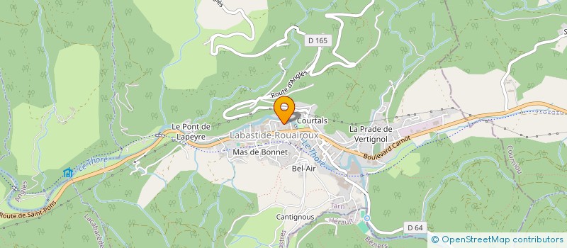localisation de l'entreprise MONSIEUR EDDY ANDRE à LABASTIDE-ROUAIROUX