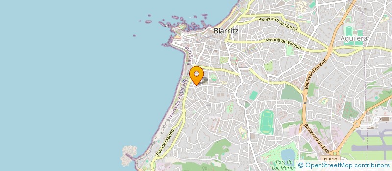 localisation de l'entreprise MONSIEUR EDDY ARTIGAU à BIARRITZ