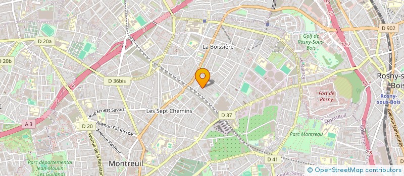 localisation de l'entreprise MONSIEUR EDDY ATTIA à MONTREUIL