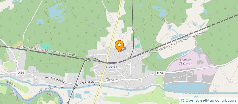 localisation de l'entreprise MONSIEUR EDDY AUBERT  GIEVRES