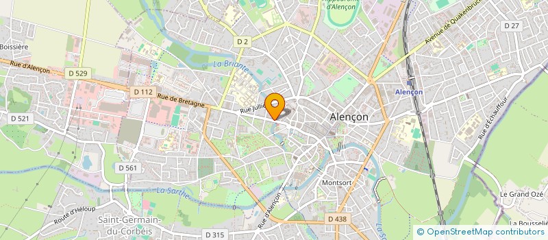 localisation de l'entreprise MONSIEUR EDDY AUFFRAY à ALENCON