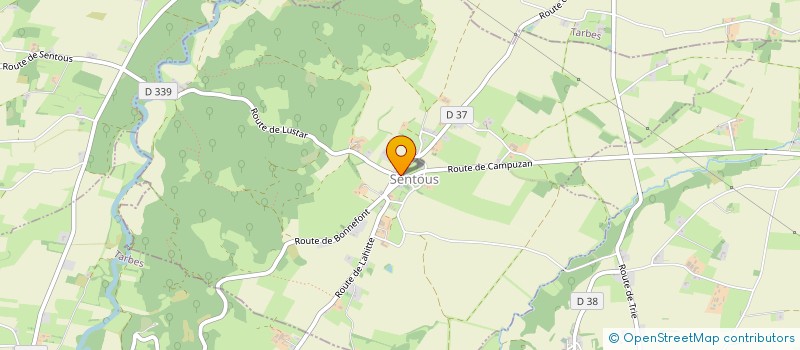 localisation de l'entreprise MONSIEUR EDDY AUTHIE  SENTOUS