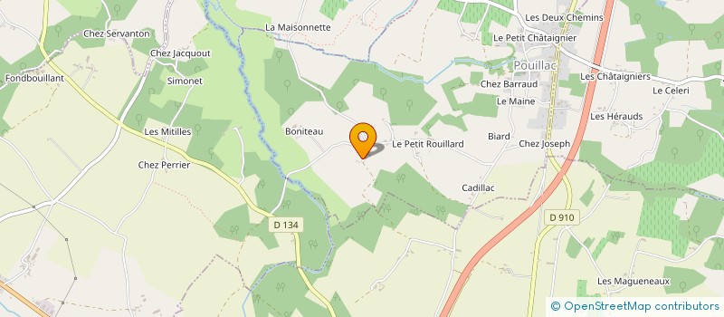 localisation de l'entreprise MONSIEUR EDDY AVERTY  POUILLAC