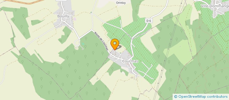 localisation de l'entreprise MONSIEUR EDDY BALICKI  COURMAS