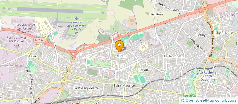 localisation de l'entreprise MONSIEUR EDDY BARBEAU  LA ROCHELLE