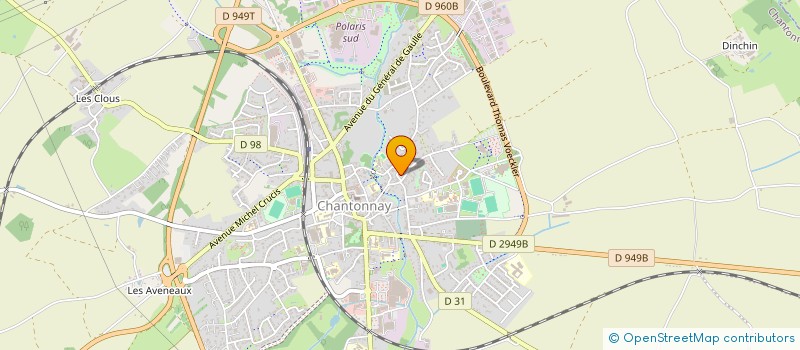 localisation de l'entreprise MONSIEUR EDDY BARTHELEMY  CHANTONNAY