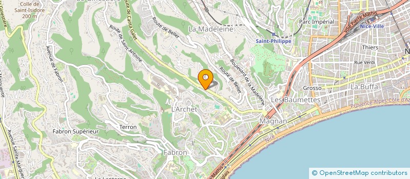localisation de l'entreprise MONSIEUR EDDY BELAID à NICE