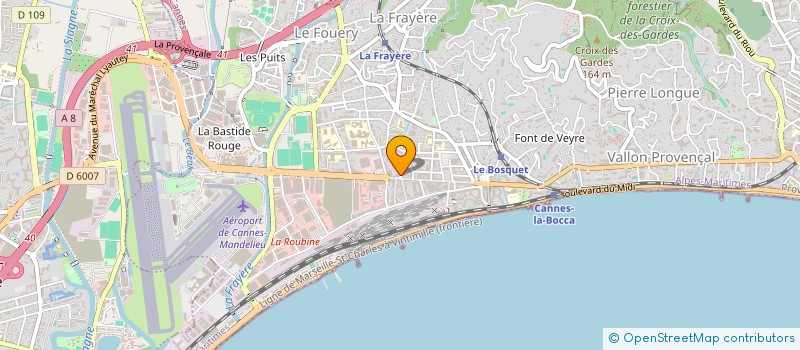 localisation de l'entreprise MONSIEUR EDDY BEN ABDESSELEM  CANNES