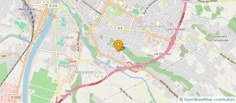 localisation de l'entreprise MONSIEUR EDDY BEN MANSOUR à MONTAUBAN