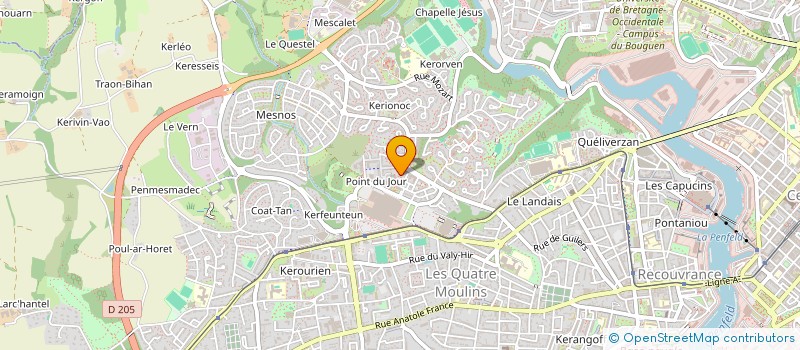 localisation de l'entreprise MONSIEUR EDDY BERGOT à BREST