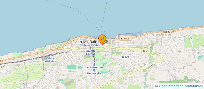 localisation de l'entreprise MONSIEUR EDDY BERNOU  EVIAN-LES-BAINS