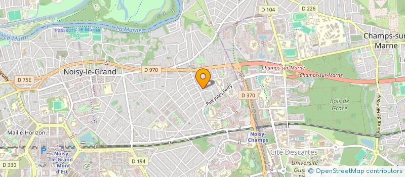 localisation de l'entreprise MONSIEUR EDDY BLADY  NOISY-LE-GRAND