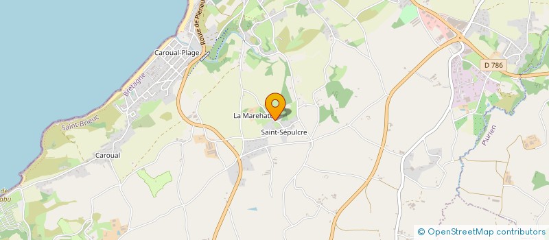 localisation de l'entreprise MONSIEUR EDDY BLANCHET à ERQUY