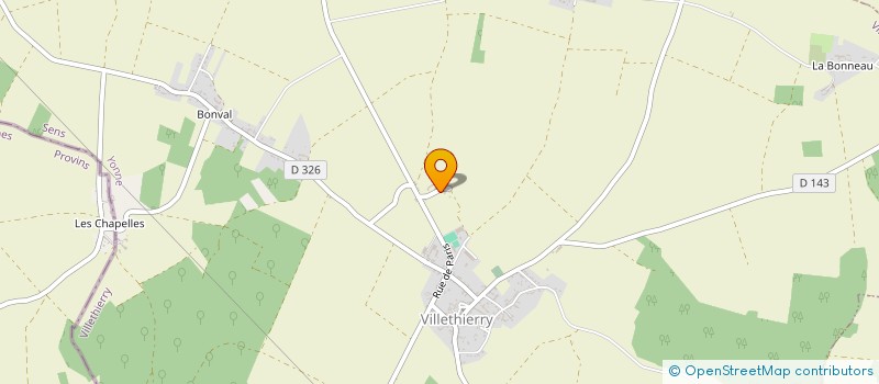 localisation de l'entreprise MONSIEUR EDDY BOGEY  VILLETHIERRY