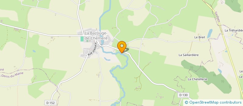 localisation de l'entreprise MONSIEUR EDDY BORGHELOT  LA BAZOUGE-DE-CHEMERE