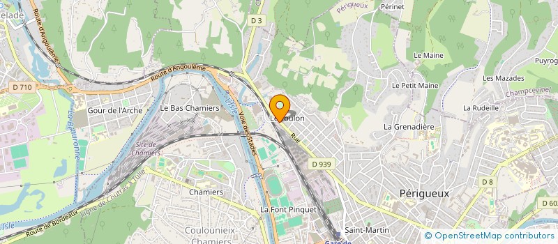 localisation de l'entreprise MONSIEUR EDDY BOURDON à PERIGUEUX