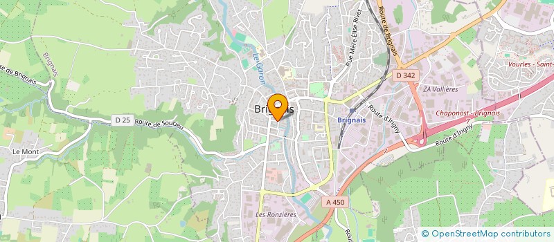 localisation de l'entreprise MONSIEUR EDDY BOURGUIGNON à BRIGNAIS