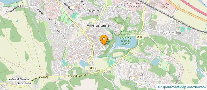 localisation de l'entreprise MONSIEUR EDDY BOUZOUAGH  VILLEFONTAINE