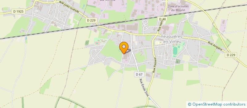 localisation de l'entreprise MONSIEUR EDDY BRIEU  FEUQUIERES-EN-VIMEU