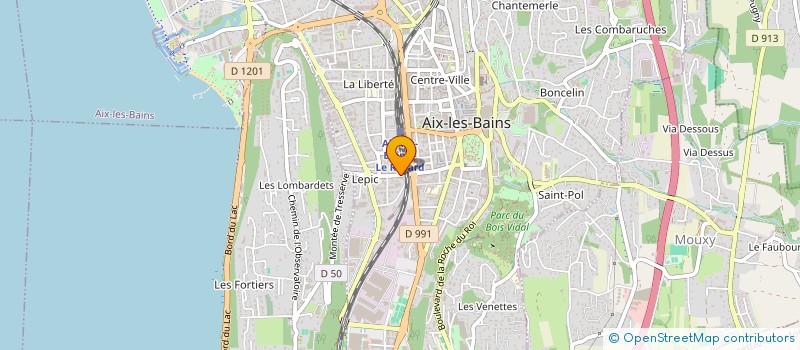 localisation de l'entreprise MONSIEUR EDDY BROC  AIX-LES-BAINS