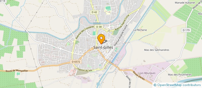 localisation de l'entreprise MONSIEUR EDDY BRUNETTI à SAINT-GILLES