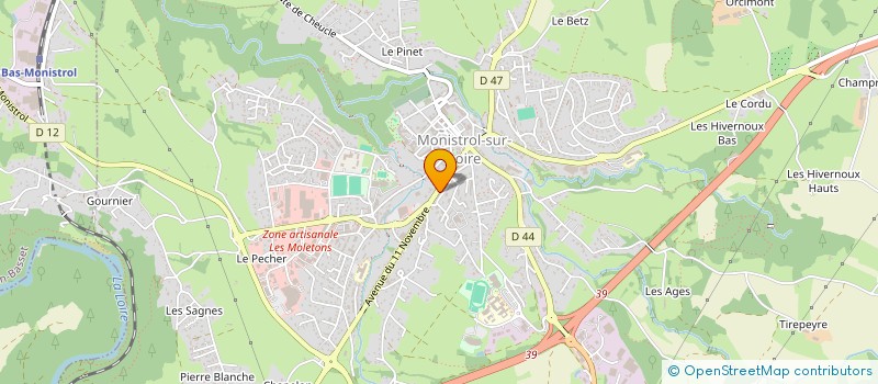 localisation de l'entreprise MONSIEUR EDDY CHRISTIAN RESTOUX  SAINT-MAURICE-DE-LIGNON