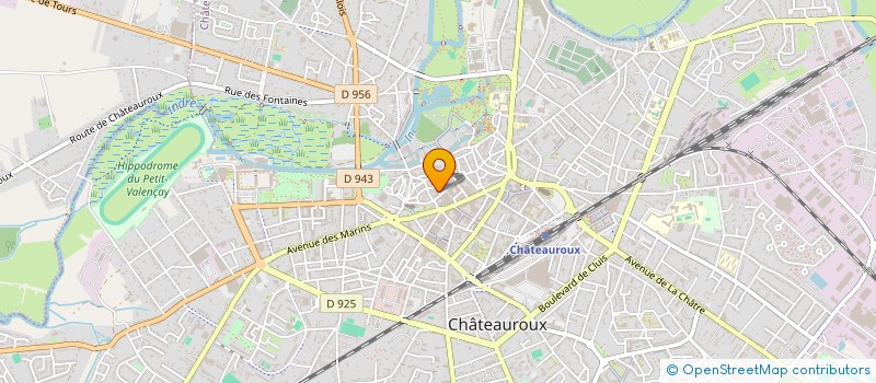 localisation de l'entreprise MONSIEUR EDDY CLIDIERE à CHATEAUROUX