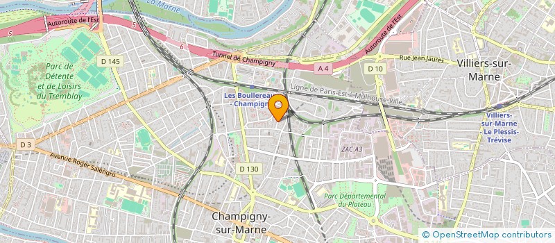 localisation de l'entreprise MONSIEUR EDDY COSTA  CHAMPIGNY-SUR-MARNE