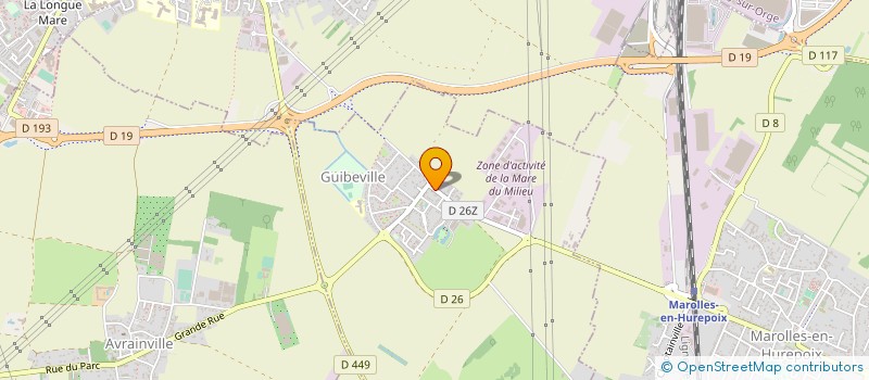 localisation de l'entreprise MONSIEUR EDDY DA ROCHA à GUIBEVILLE