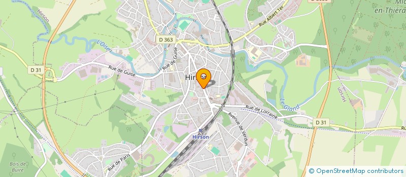 localisation de l'entreprise MONSIEUR EDDY DELAIR à HIRSON
