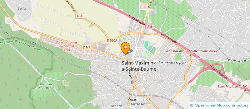 localisation de l'entreprise MONSIEUR EDDY DEMONCEAUX à SAINT-MAXIMIN-LA-SAINTE-BAUME