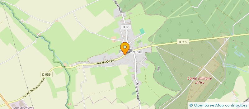 localisation de l'entreprise MONSIEUR EDDY DENHEZ  BAZUEL