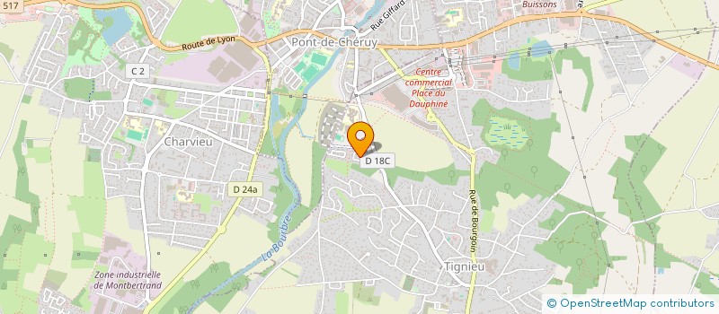 localisation de l'entreprise MONSIEUR EDDY DESCOMBES  SICCIEU-SAINT-JULIEN-ET-CARISIEU