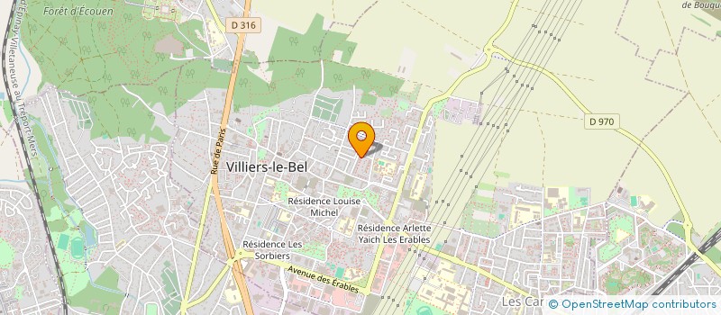 localisation de l'entreprise MONSIEUR EDDY DESILIEN  VILLIERS-LE-BEL