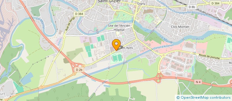 localisation de l'entreprise MONSIEUR EDDY DESTREZ à SAINT-DIZIER