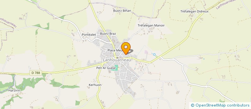 localisation de l'entreprise MONSIEUR EDDY DINGA  LANHOUARNEAU