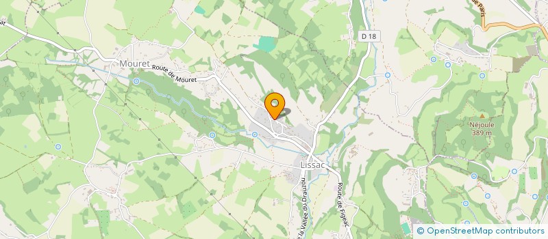 localisation de l'entreprise MONSIEUR EDDY DUDOME  LISSAC-ET-MOURET