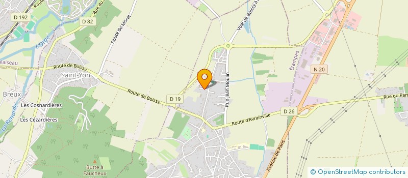 localisation de l'entreprise MONSIEUR EDDY DURU  BOISSY-SOUS-SAINT-YON