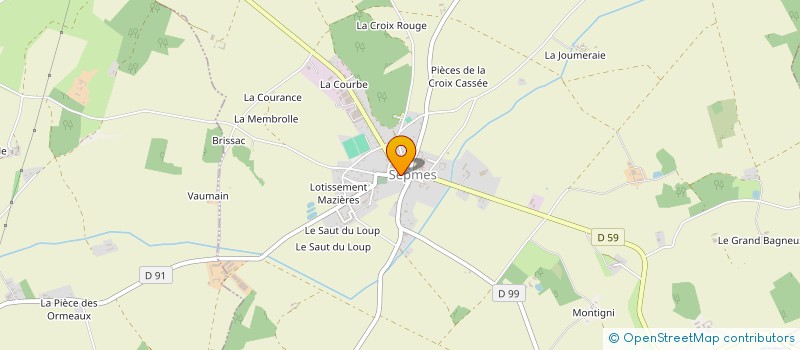 localisation de l'entreprise MONSIEUR EDDY DUSSEAUX  SEPMES