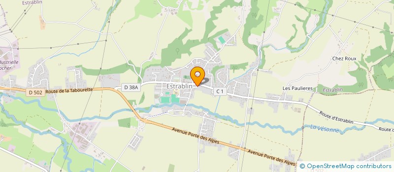 localisation de l'entreprise MONSIEUR EDDY ESPIN  ESTRABLIN