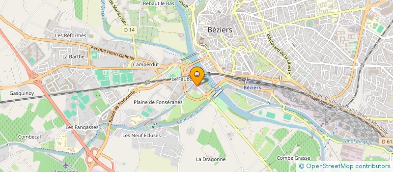localisation de l'entreprise MONSIEUR EDDY FATY  BEZIERS