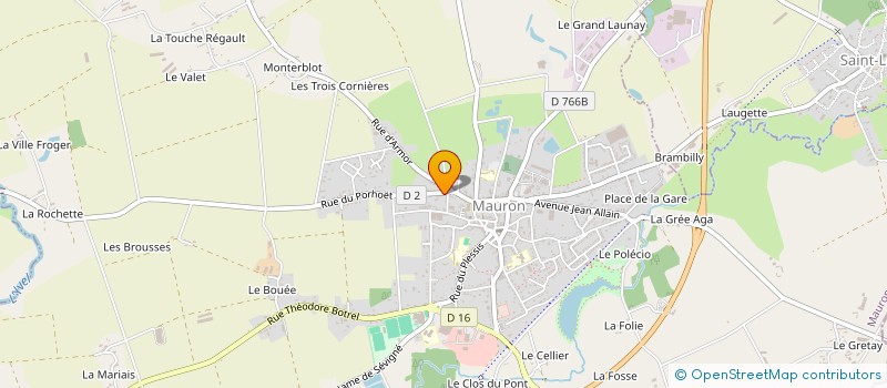 localisation de l'entreprise MONSIEUR EDDY FAUCHEZ  MAURON