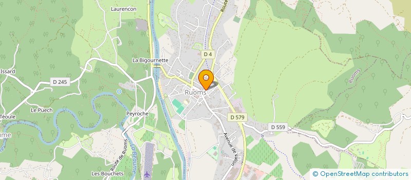 localisation de l'entreprise MONSIEUR EDDY FEBVRE  RUOMS