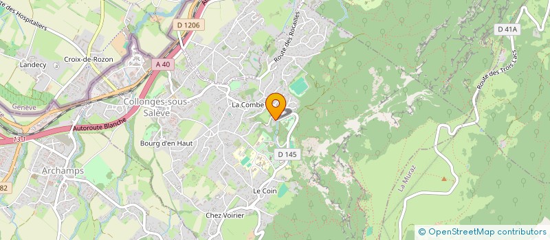 localisation de l'entreprise MONSIEUR EDDY FERJULE  COLLONGES-SOUS-SALEVE