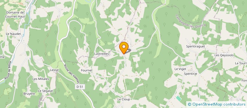 localisation de l'entreprise MONSIEUR EDDY FERRET à CAMPAGNAC-LES-QUERCY